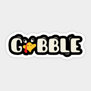 gobble Sticker